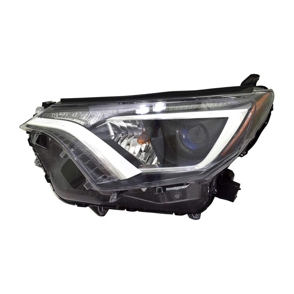 Front Left Driver Side Halogen Headlight Assembly 2016-2018 Toyota Rav4