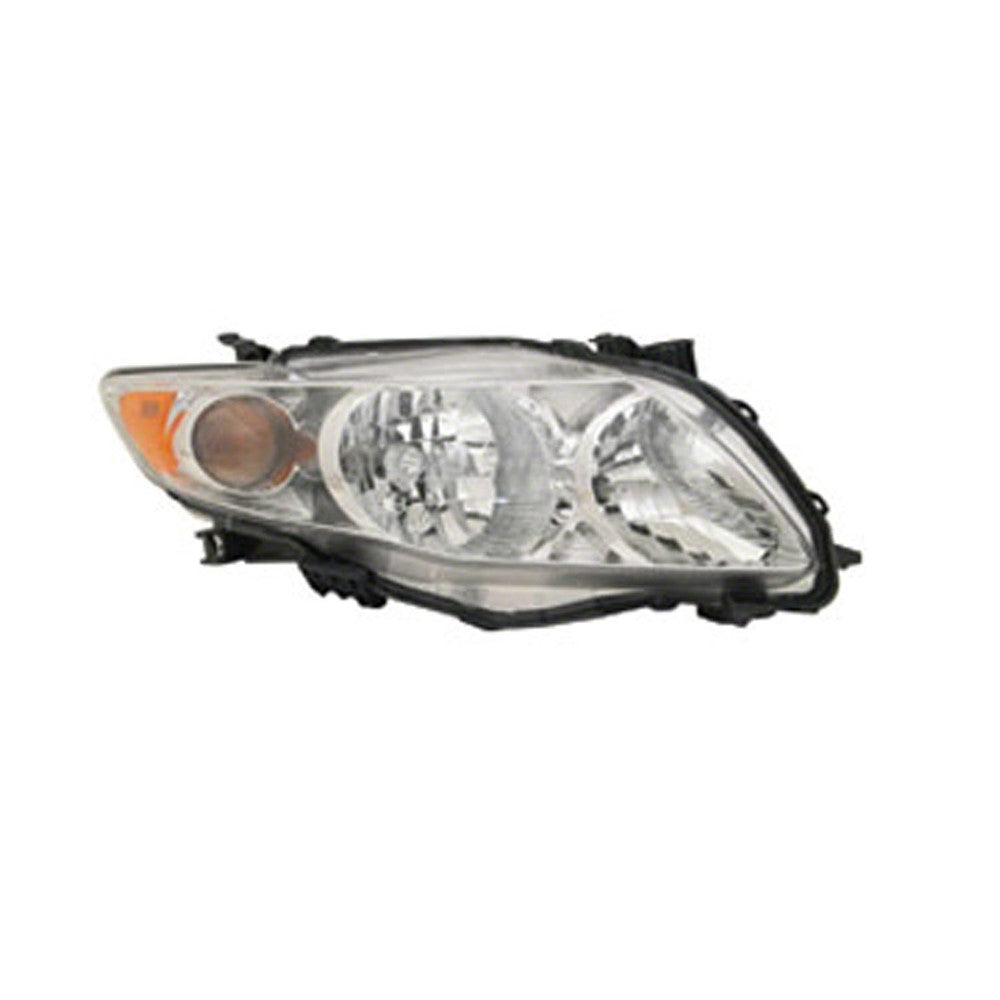 Front Right Passenger Side Headlight Assembly 2009-2010 Toyota Corolla