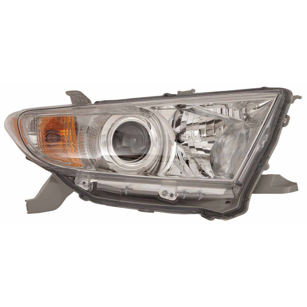 Front Right Passenger Side Headlight Assembly 2011-2013 Toyota Highlander