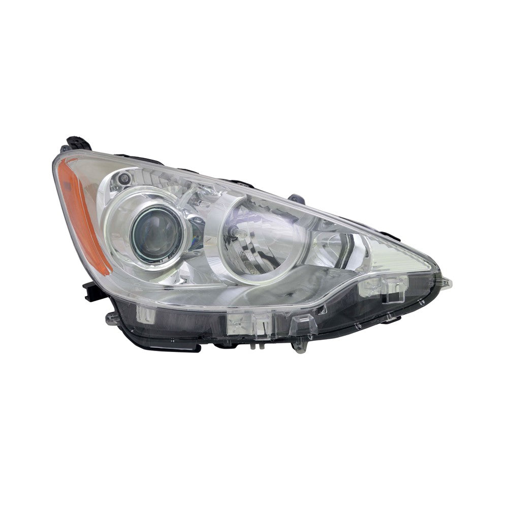 Front Right Passenger Side Halogen Headlight Assembly 2012-2014 Toyota Prius C