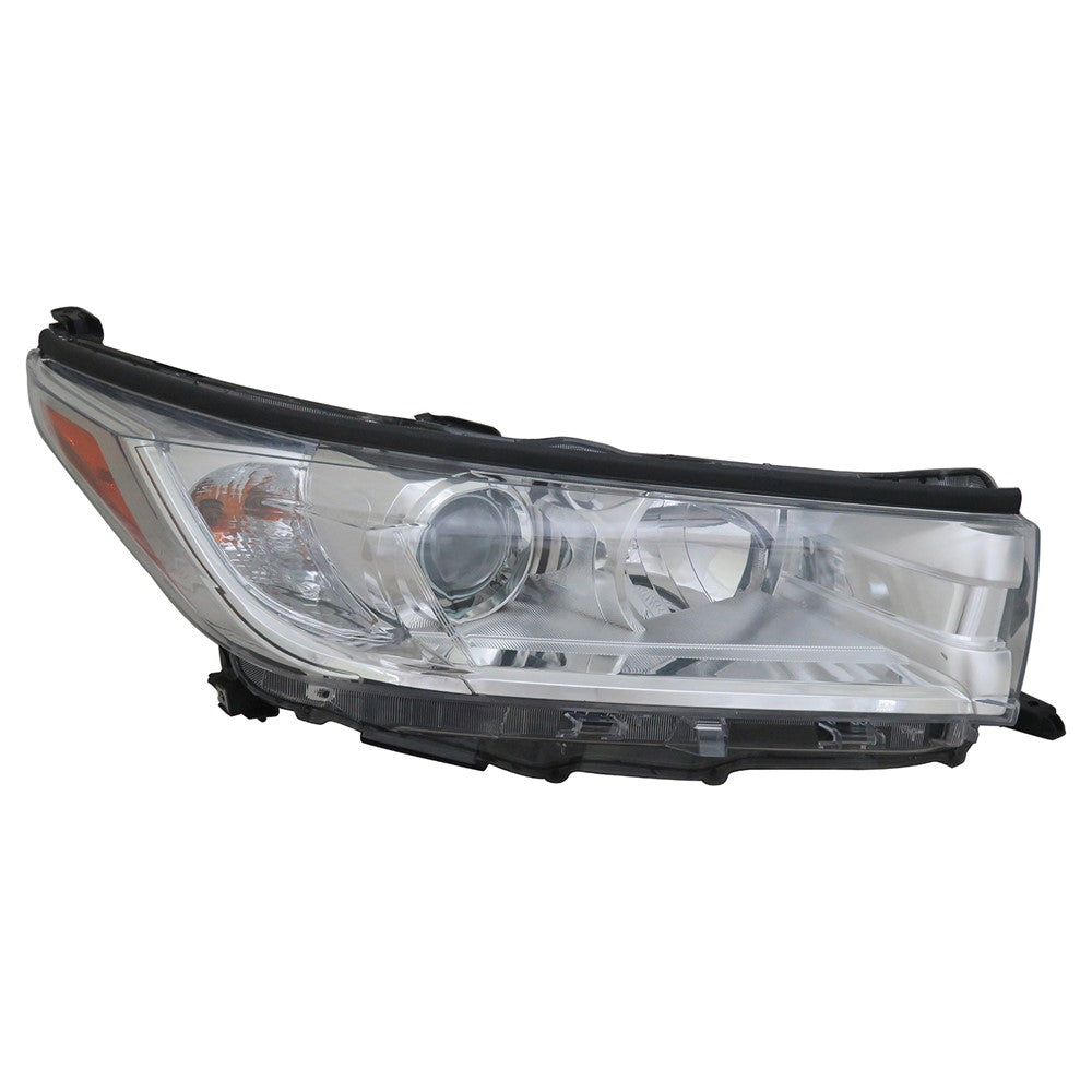 Front Right Passenger Side Headlight Assembly 2017-2019 Toyota Highlander