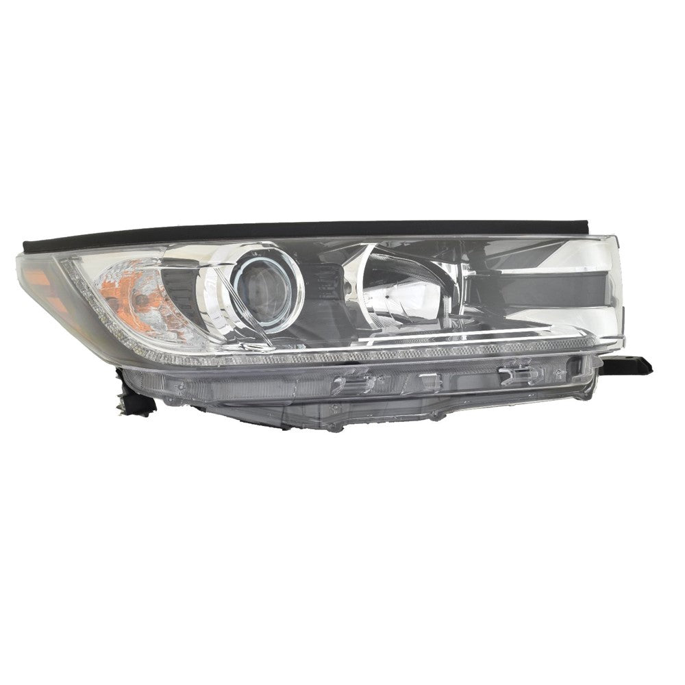 Front Right Passenger Side Halogen Headlight Assembly 2019 Toyota Highlander