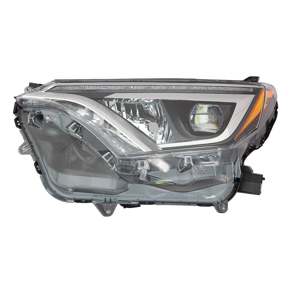 Front Left Driver Side Led Head Light Lens And Housing 2016-2018 Toyota Rav4