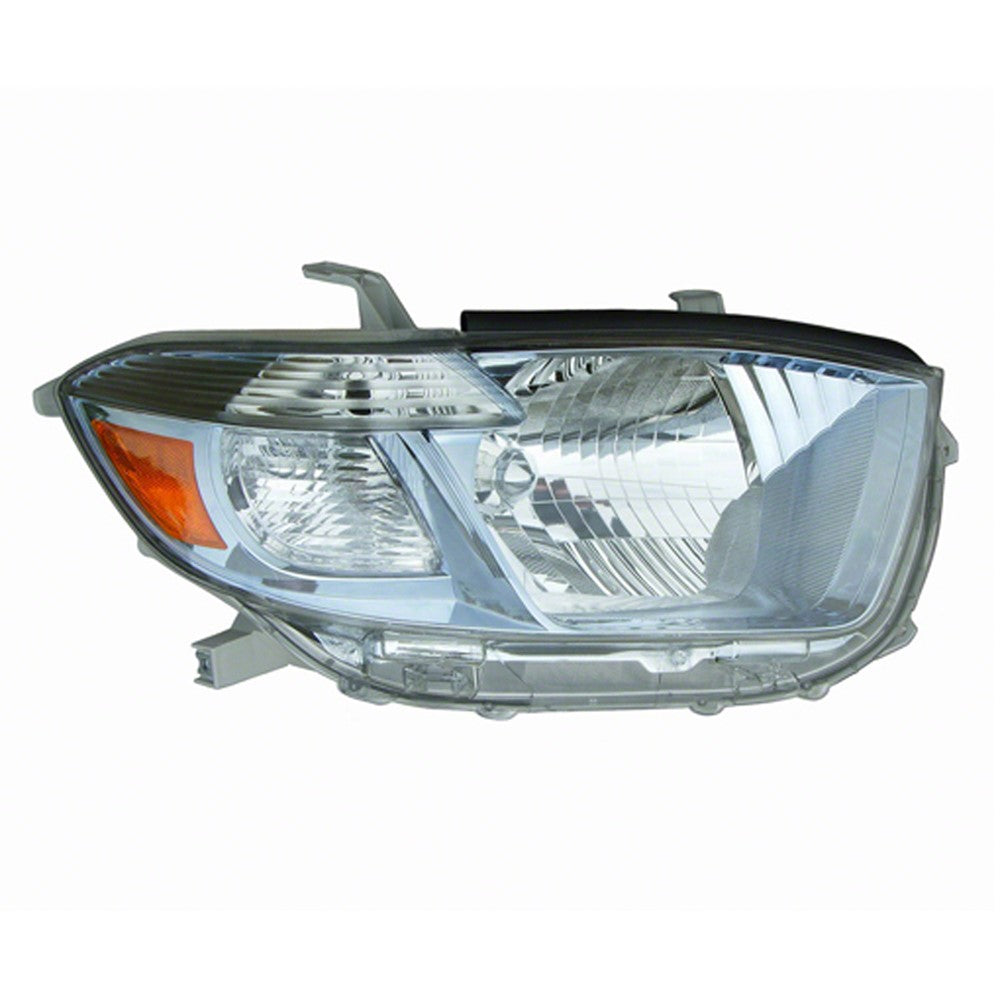 Front Right Passenger Side Headlight Lens And Housing 2008-2010 Toyota Highlander