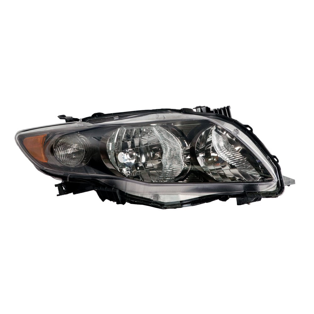 Front Right Passenger Side Headlight Lens Housing 2009-2010 Toyota Corolla