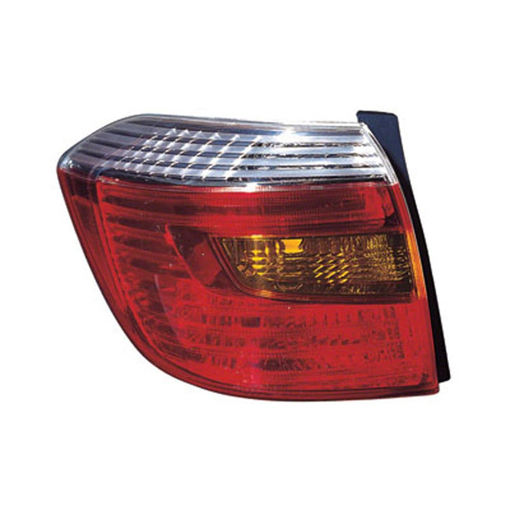 Rear Left Driver Side Tail Light Lens And Housing 2008-2010 Toyota Highlander