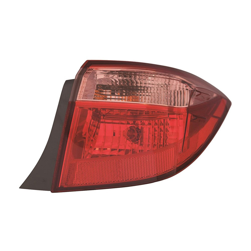 Rear Right Passenger Side Outer Tail Light Assembly 2017-2019 Toyota Corolla
