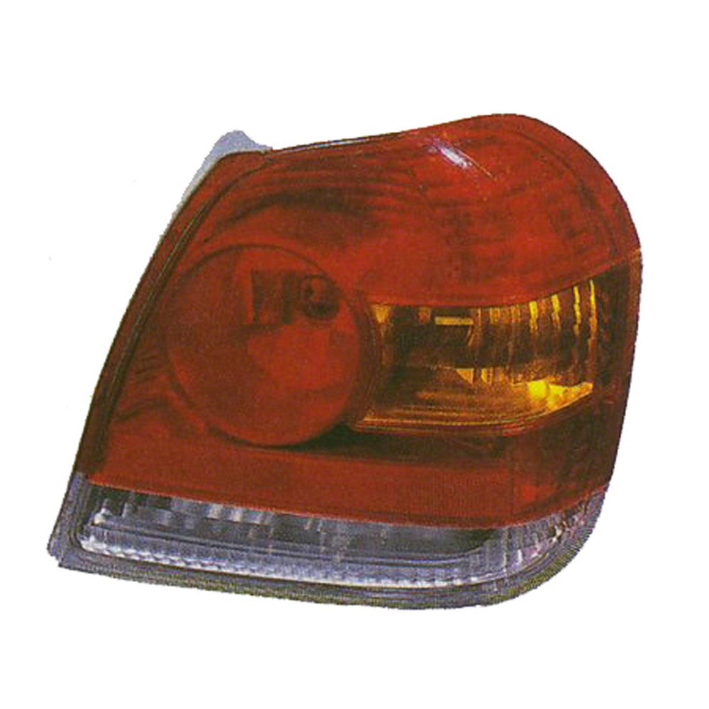 Rear Left Driver Side Tail Light Lens And Housing 2003-2005 Toyota Echo