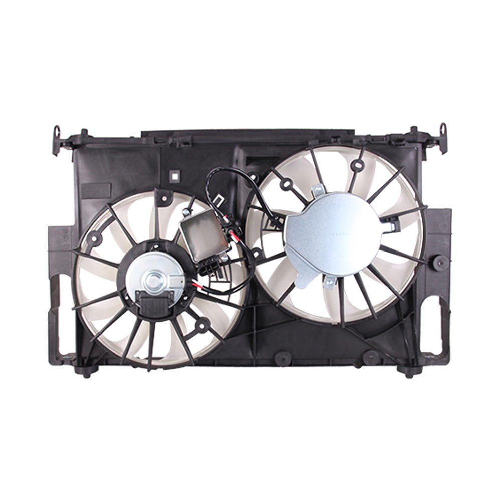 Radiator And Condenser Fan Assembly With Two Fans Side By Side Hybrid 2013-2021 Toyota Rav4 & Lexus Nx300h