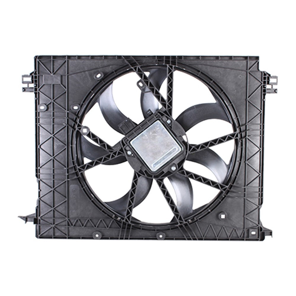 Radiator And Condenser Fan Assembly With One Big Fan 2021-2024 Toyota Sienna
