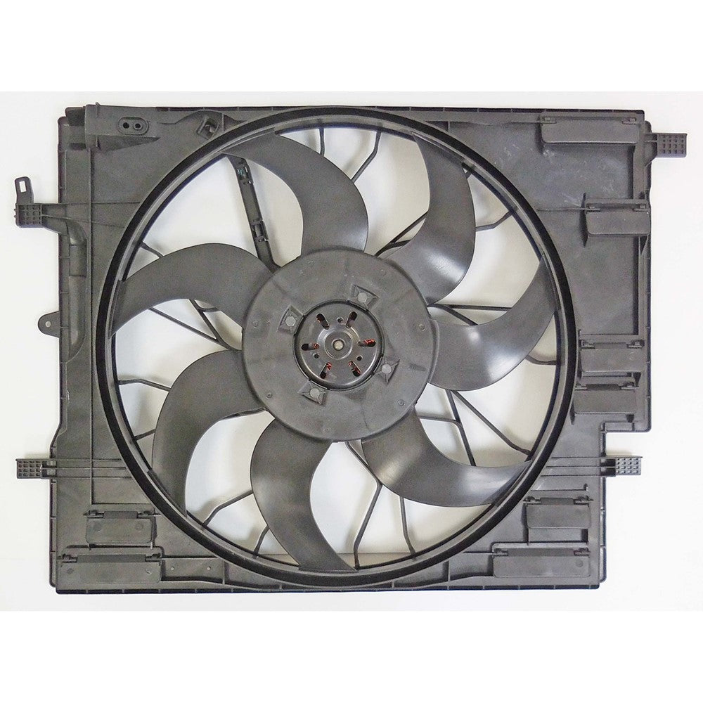 Radiator And Condenser Fan Assembly With One Big Fan 2017-2021 Volvo S90, V90 Cross Country, V90, Xc60, S60, V60