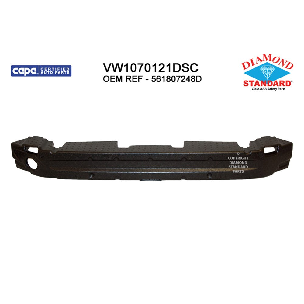 Front Bumper Impact Absorber 2016-2019 Volkswagen Passat