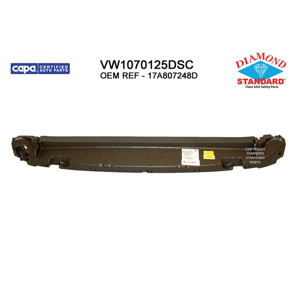 Front Bumper Impact Absorber 2019-2021 Volkswagen Jetta