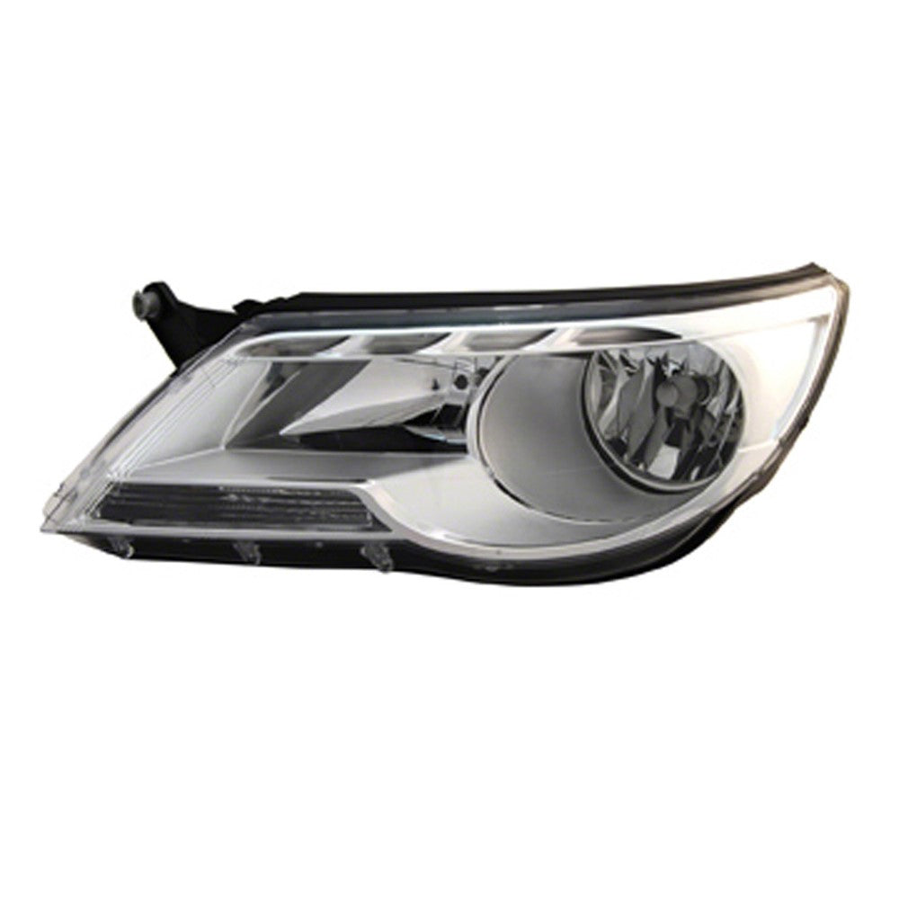 Front Left Driver Side Halogen Headlight Assembly 2009-2011 Volkswagen Tiguan