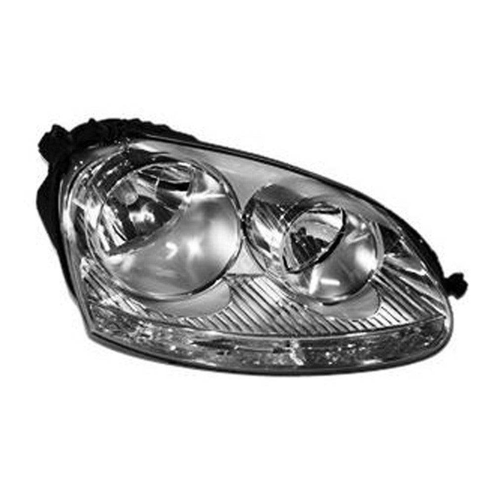 Front Right Passenger Side Halogen Headlight Assembly 2005-2010 Volkswagen Jetta, Gti, Rabbit