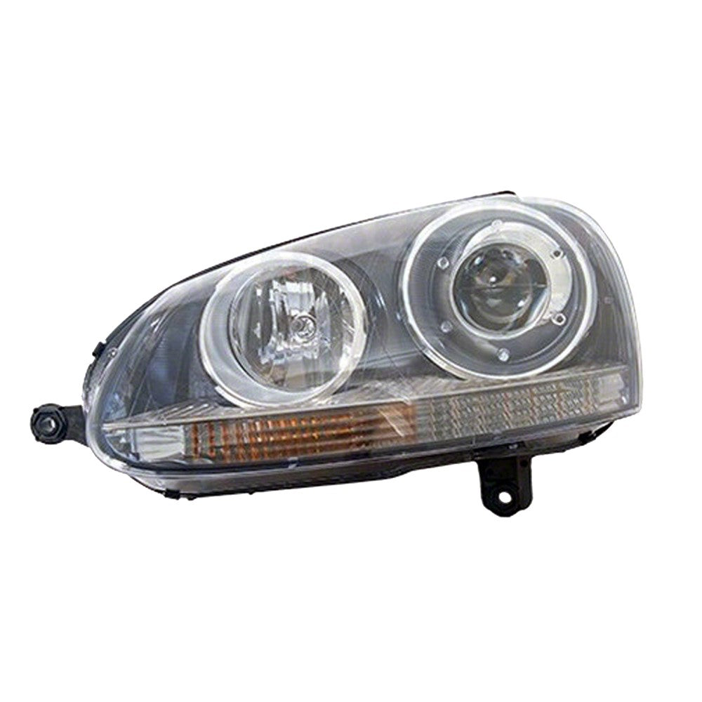 Front Right Passenger Side Hid Type Headlight Lens And Housing 2005-2010 Volkswagen Jetta, Gti, Rabbit, R32