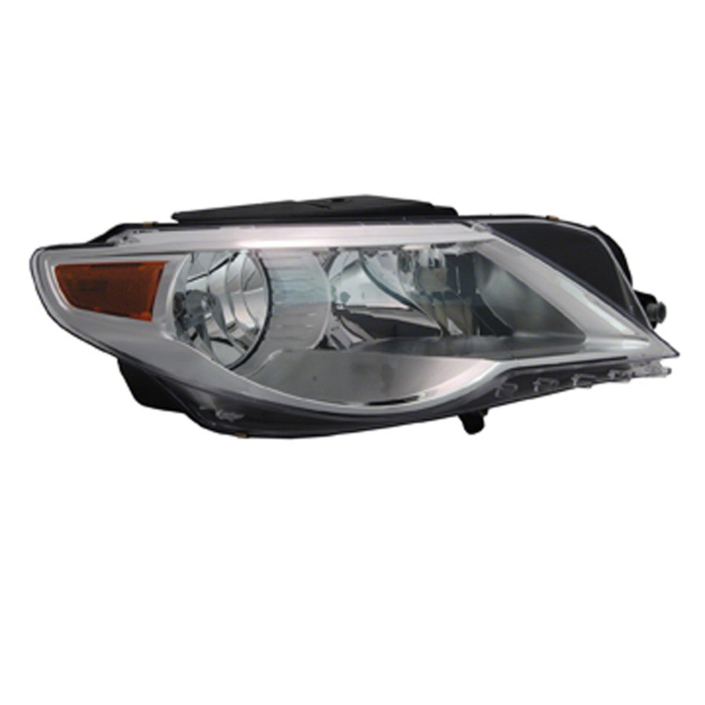 Front Right Passenger Side Halogen Headlight Assembly 2009-2012 Volkswagen Cc