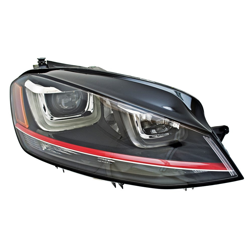 Front Right Passenger Side Bi-Xenon Headlight Lens And Housing 2015-2017 Volkswagen Gti