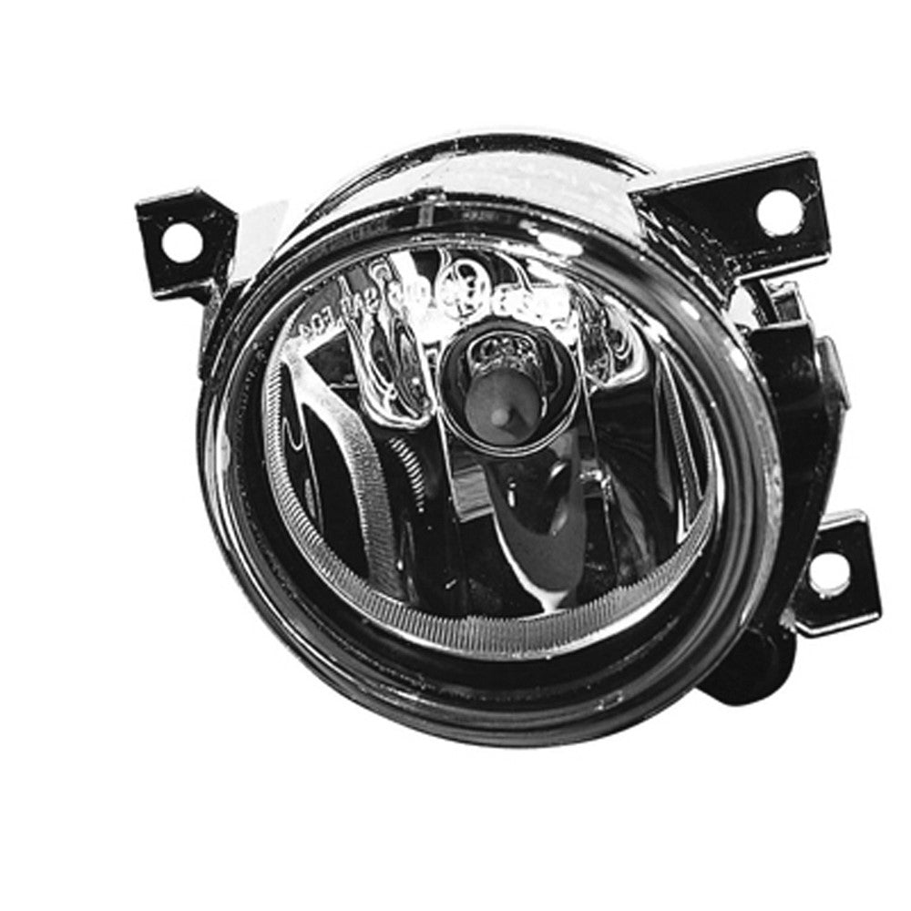 Front Left Driver Side Round Fog Light Assembly 2007-2017 Volkswagen Eos, Tiguan, Cc