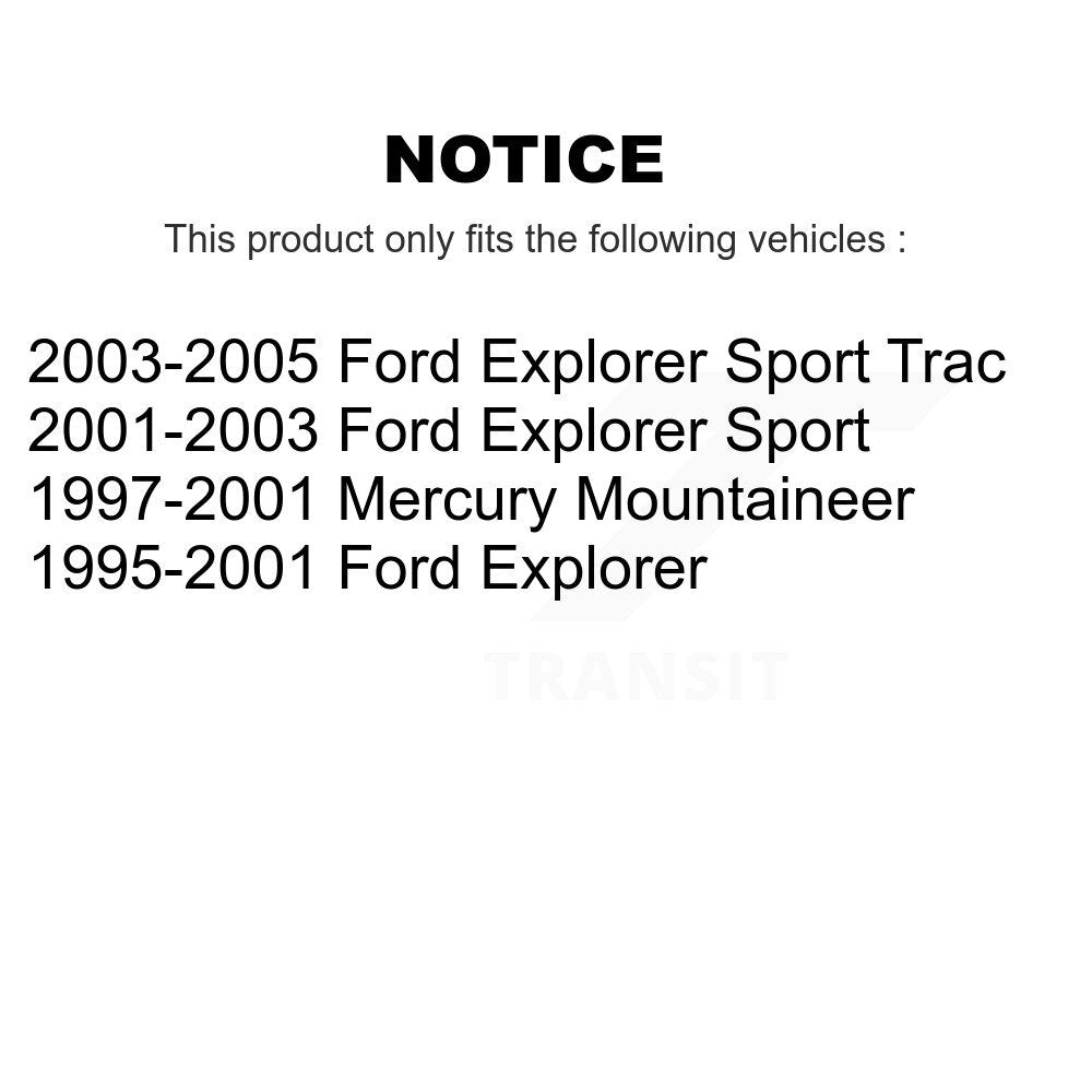 Brake Hydraulic Hose Rear Right 12-H380528 For Ford Explorer Sport Trac Mercury