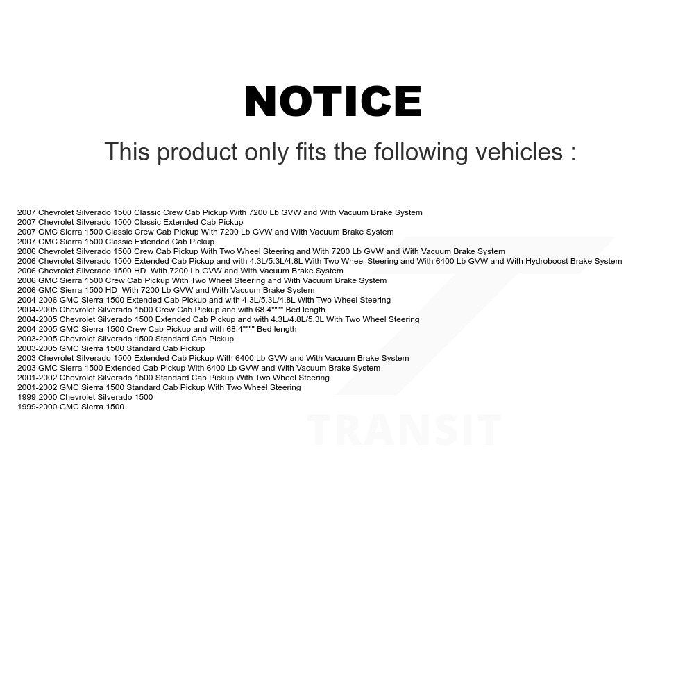 Brake Hydraulic Hose Rear Left 12-H381273 For Chevrolet Silverado 1500 GMC HD