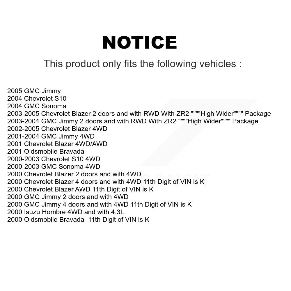 Brake Hydraulic Hose Front Left 12-H381344 For Chevrolet GMC Blazer S10 Jimmy