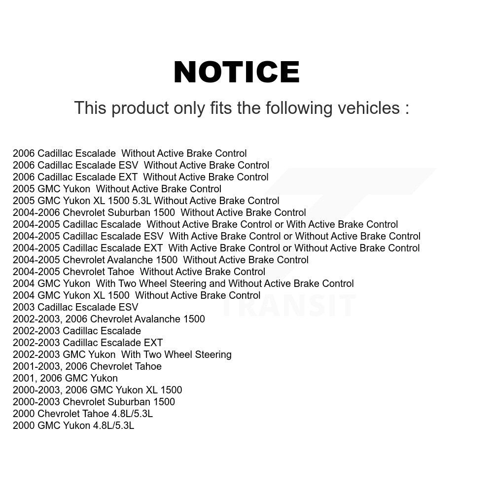 Brake Hydraulic Hose Rear Left 12-H620049 For Chevrolet Avalanche 1500 GMC Yukon
