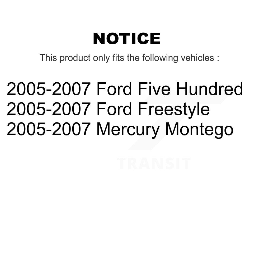 Brake Hydraulic Hose Rear 12-H620620 For Ford Five Hundred Freestyle Mercury