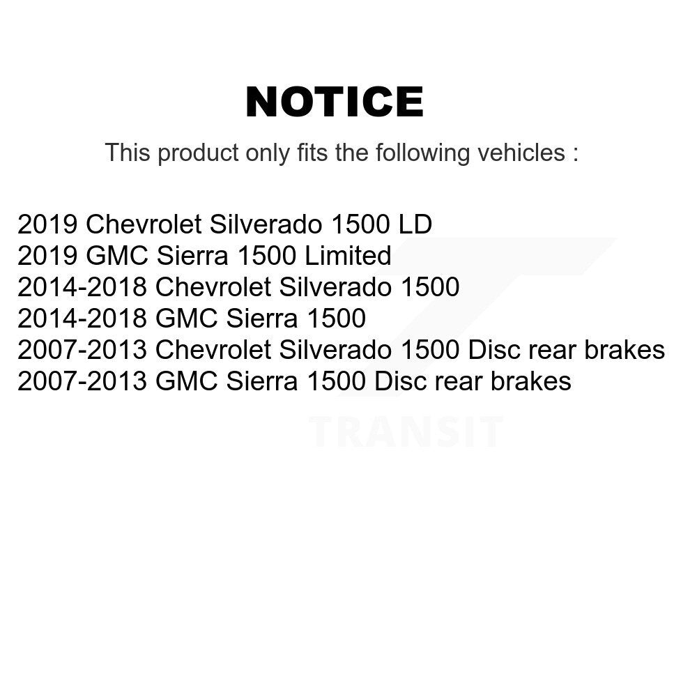 Brake Hydraulic Hose Rear Left 12-H620767 For GMC Sierra 1500 Chevrolet LD
