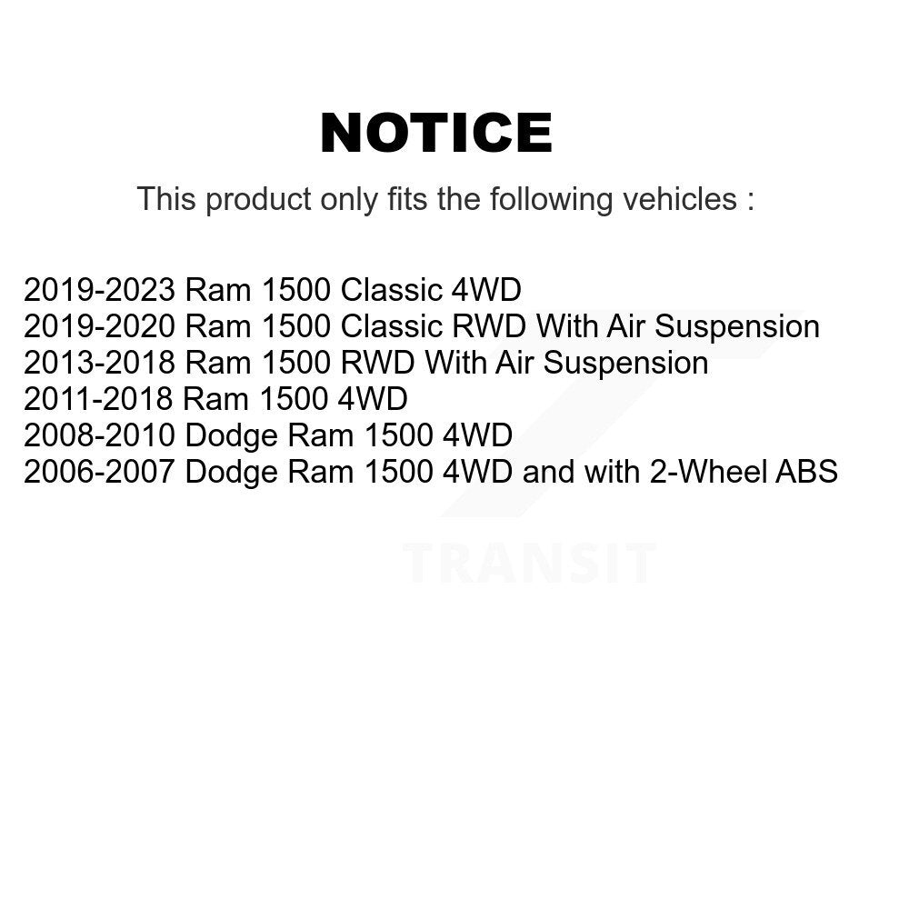 Brake Hydraulic Hose Front Right 12-H620936 For Ram 1500 Classic Dodge