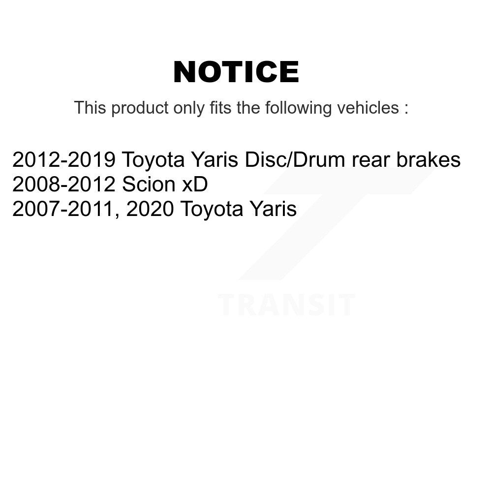 Brake Hydraulic Hose Rear Left 12-H621061 For Toyota Yaris Scion xD