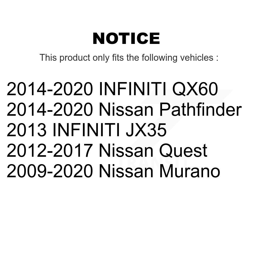 Brake Hydraulic Hose Rear 12-H621545 For Nissan Murano Pathfinder INFINITI QX60