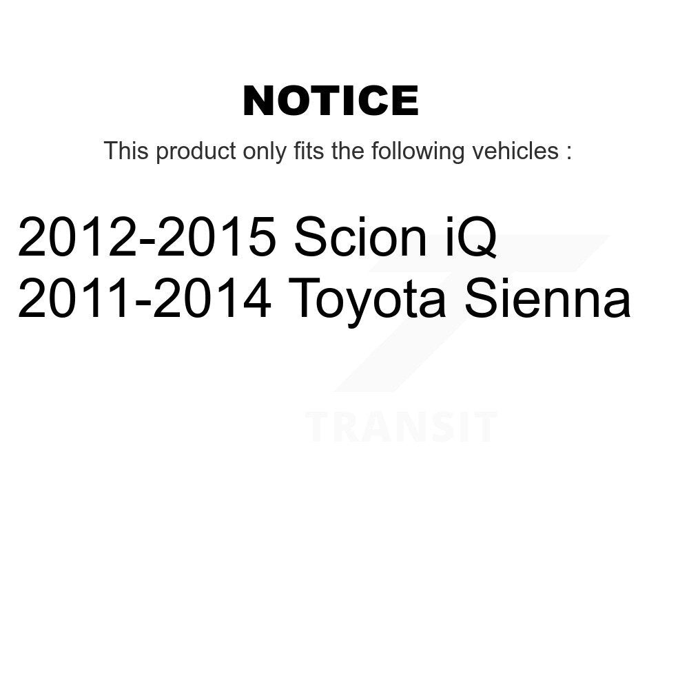 Brake Hydraulic Hose Rear 12-H621598 For Toyota Sienna Scion iQ