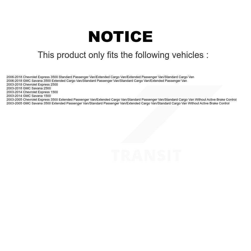 Brake Hydraulic Hose Rear Right 12-H621669 For Chevrolet GMC Savana 2500 Express