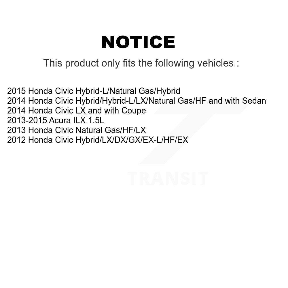 Brake Hydraulic Hose Front Right 12-H621896 For Honda Civic Acura ILX