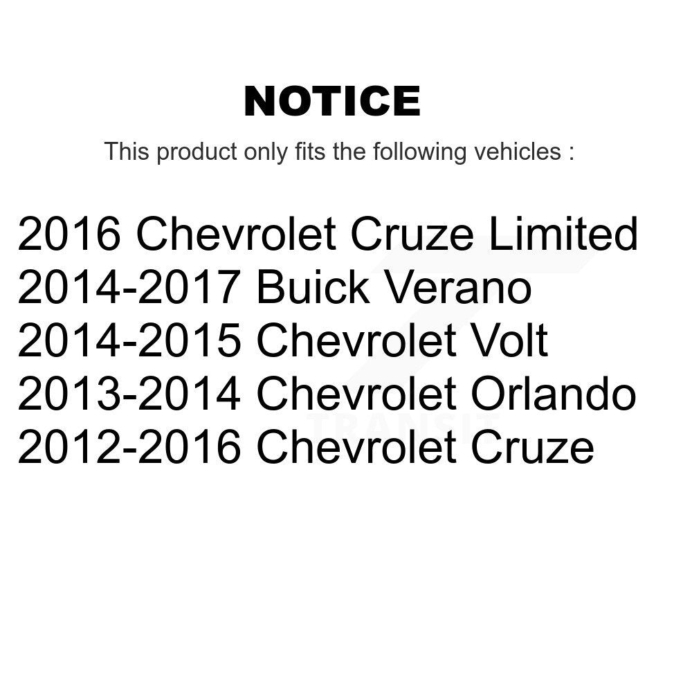 Brake Hydraulic Hose Front Right 12-H621900 For Chevrolet Cruze Buick Verano