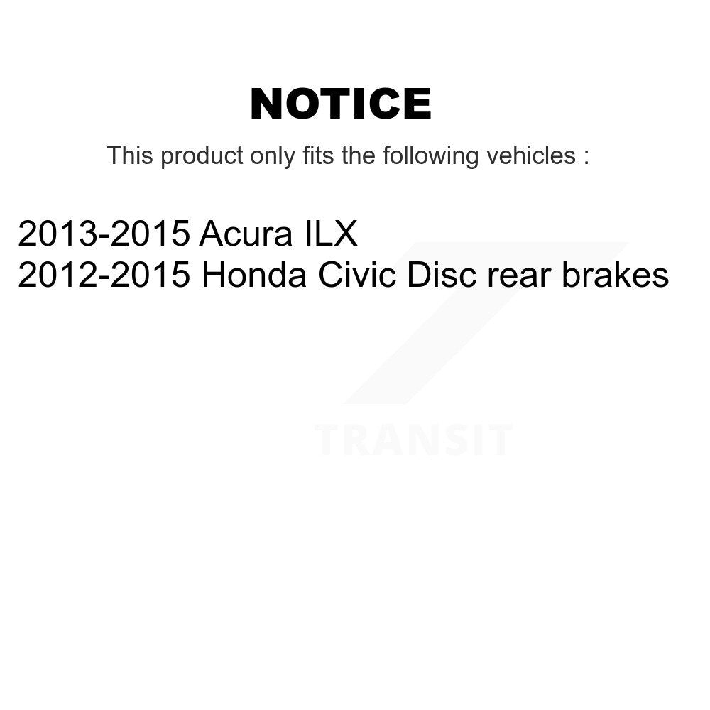 Brake Hydraulic Hose Rear Left 12-H621925 For Honda Civic Acura ILX