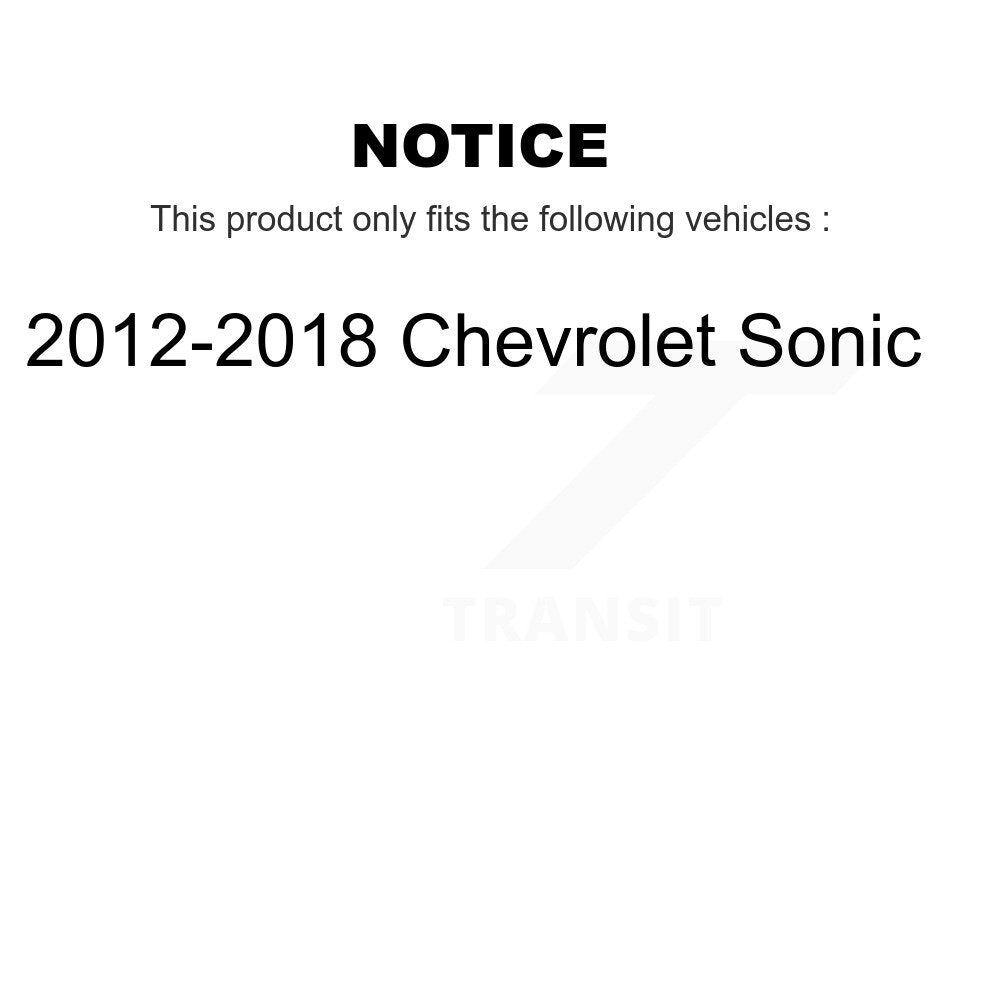 Brake Hydraulic Hose Front 12-H622036 For 2012-2018 Chevrolet Sonic
