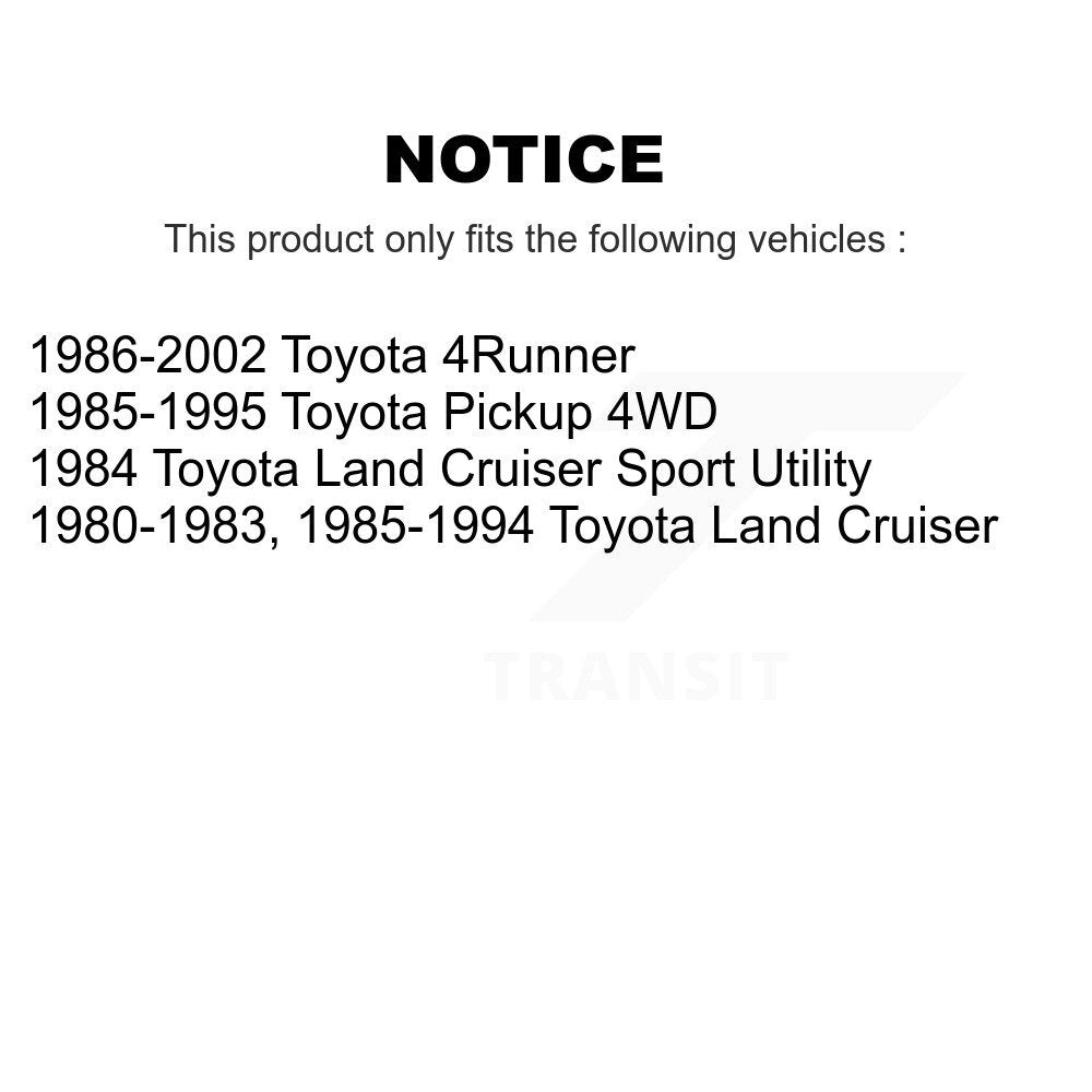 Drum Brake Hardware Kit Rear 13-H17253 For Toyota 4Runner Pickup Land Cruiser