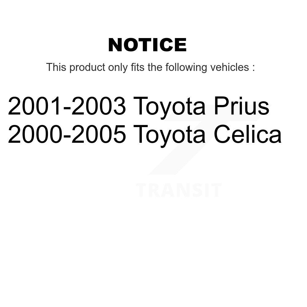 Drum Brake Hardware Kit Rear 13-H17373 For Toyota Celica Prius