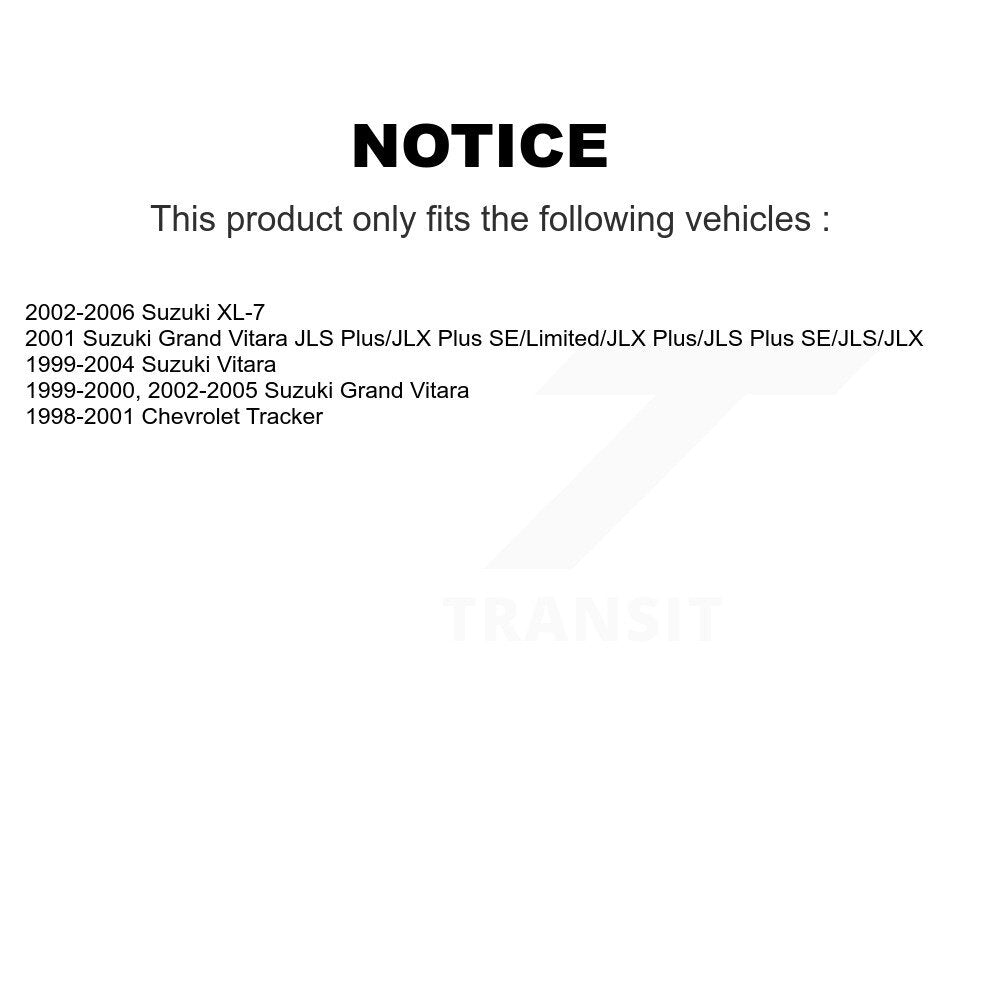 Drum Brake Hardware Kit Rear 13-H17377 For Suzuki Grand Vitara Chevrolet Tracker