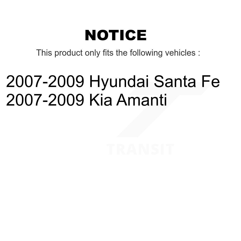 Parking Brake Hardware Kit Rear 13-H17441 For Hyundai Santa Fe Kia Amanti
