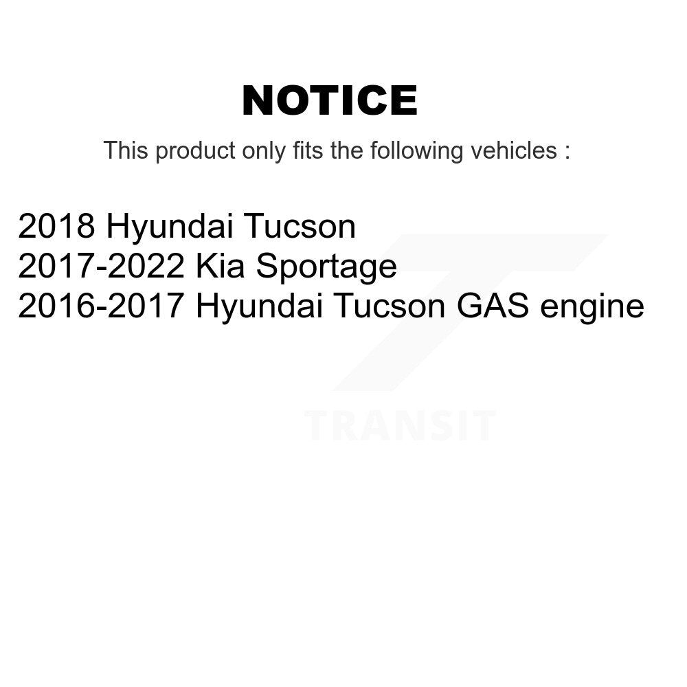 Parking Brake Hardware Kit Rear 13-H17498 For Hyundai Tucson Kia Sportage
