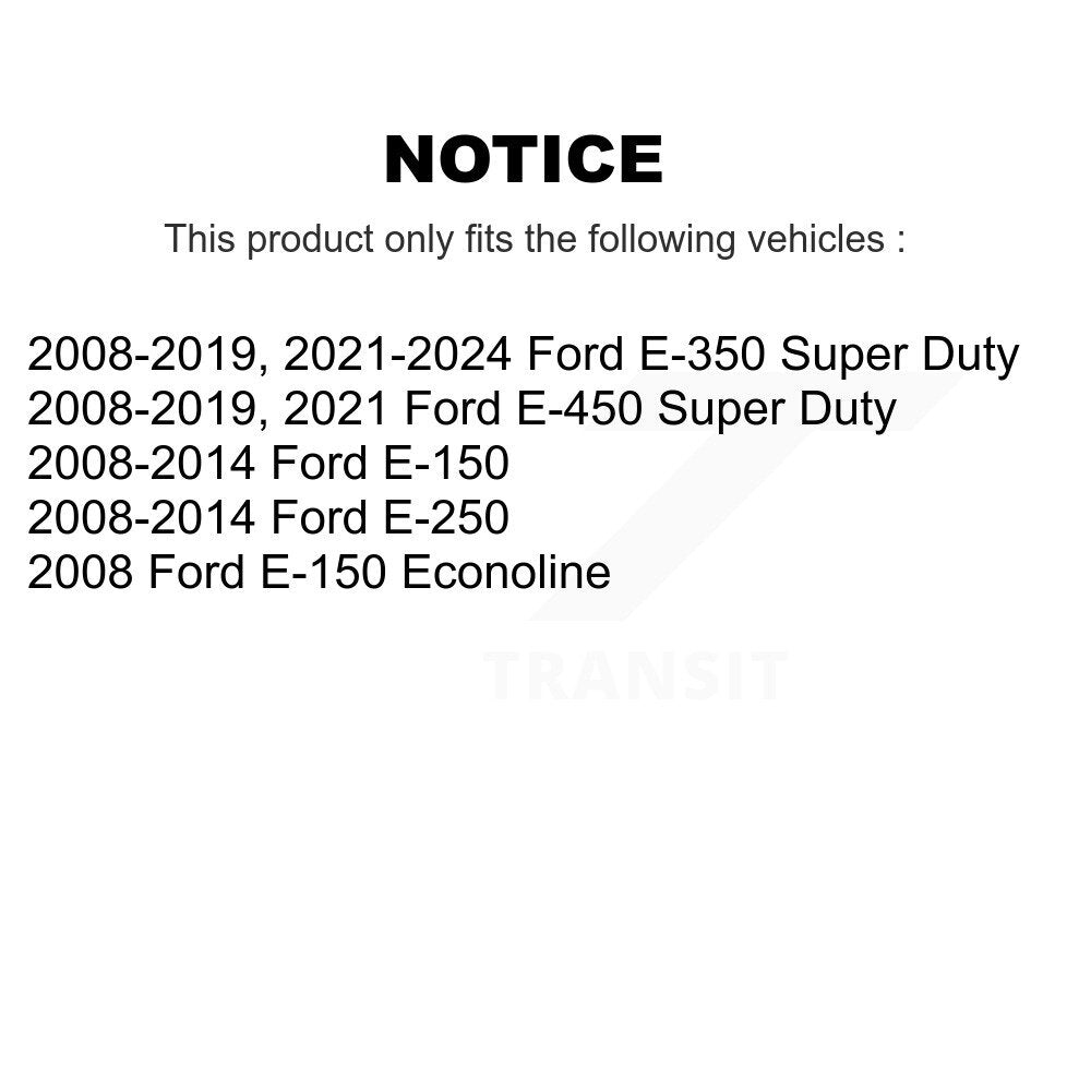 Parking Brake Hardware Kit Rear 13-H7357 For Ford E-350 Super Duty E-250 E-150
