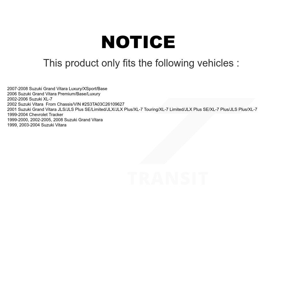 Drum Brake Wheel Cylinder Rear 14-WC370153 For Suzuki Grand Vitara Chevrolet