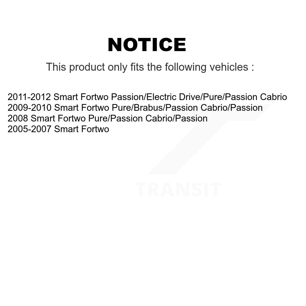Drum Brake Wheel Cylinder Rear Right 14-WC370221 For 2005-2007 Smart Fortwo