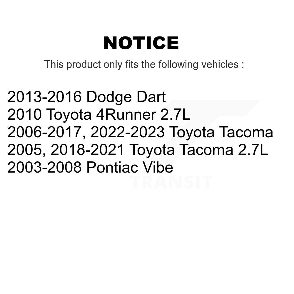 Cabin Air Filter 54-24871 For Toyota Tacoma Pontiac Vibe Dodge Dart 4Runner