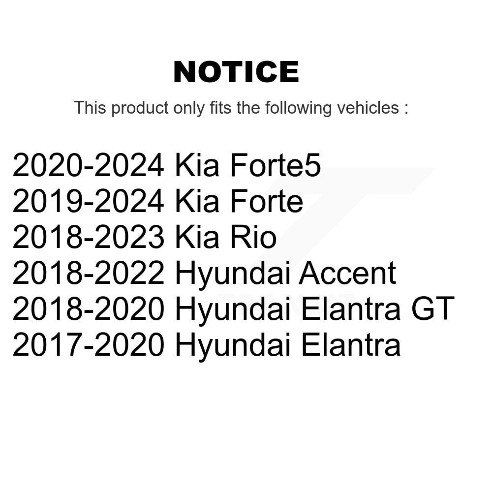 Cabin Air Filter 54-WP10319 For Hyundai Elantra Kia Forte Rio Forte5 GT Accent