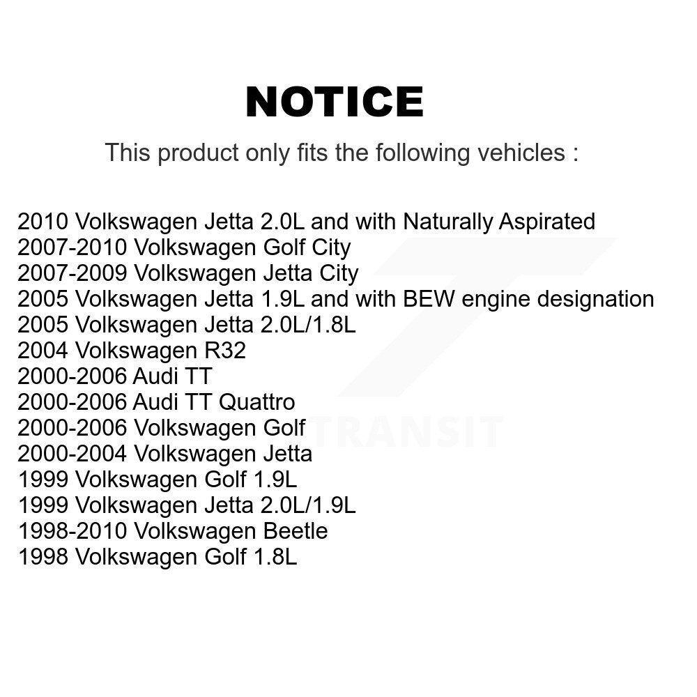 Air Filter 57-42472 For Volkswagen Jetta Golf Beetle City Audi TT Quattro R32