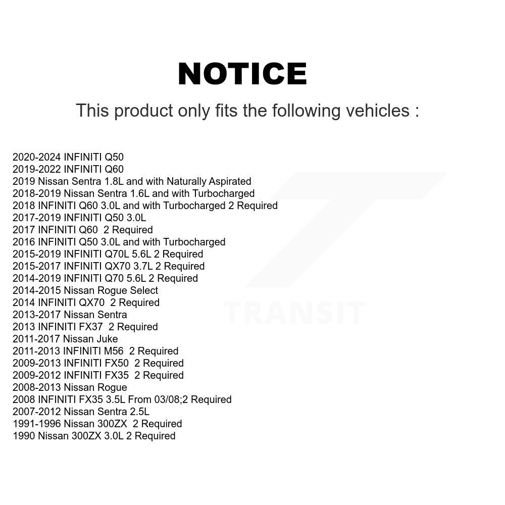 Air Filter 57-46044 For Nissan Sentra Rogue Juke INFINITI Q50 FX35 Q60 QX70 FX50